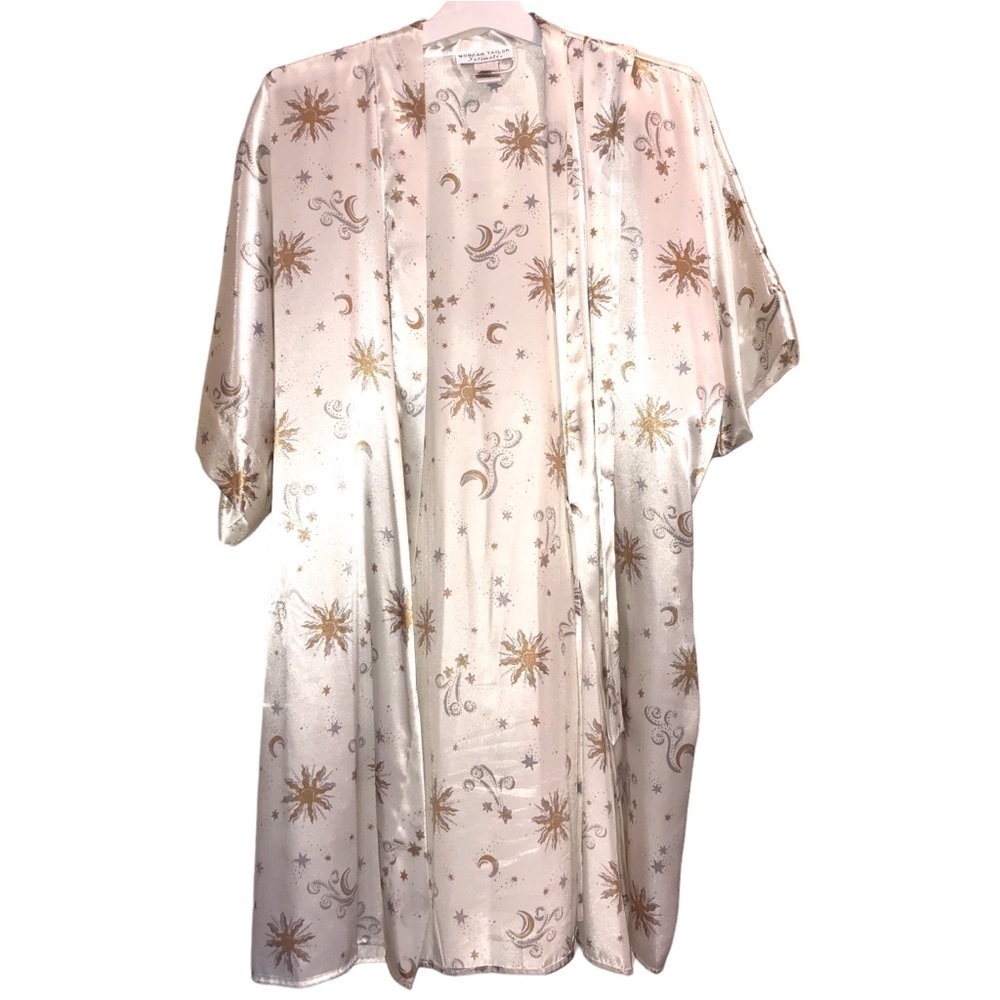 Morgan Taylor Intimates Sun Moon Stars Robe S - Picture 2 of 5
